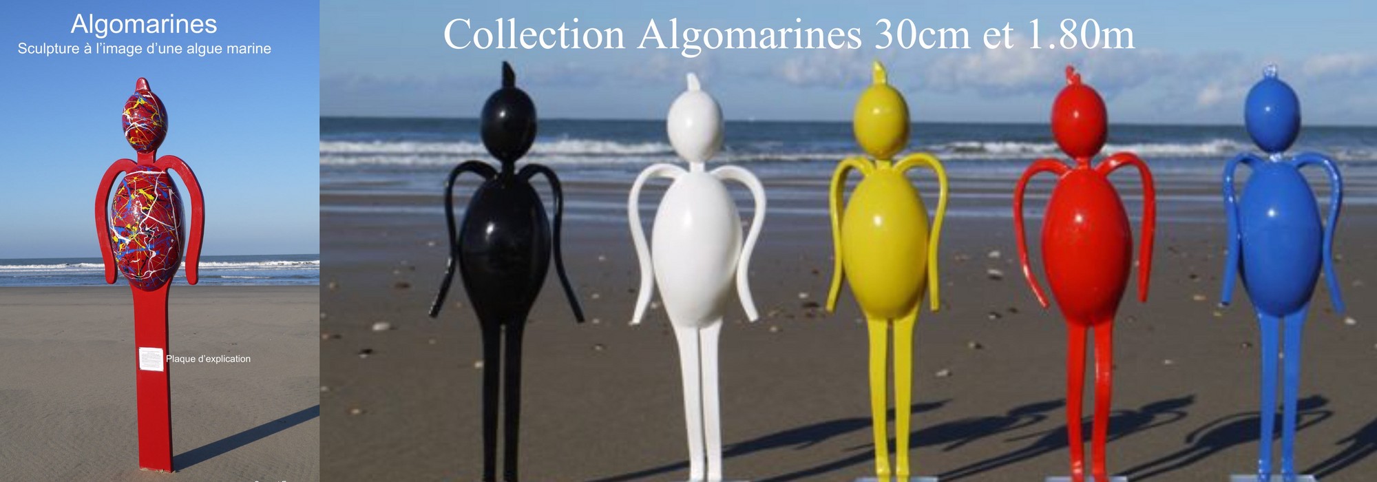 Statuettes algue marine "algomarine"